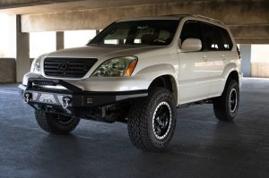 Lexus GX 470 Front Bumper - DV8 Offroad - MTO Series Winch - `03-`09